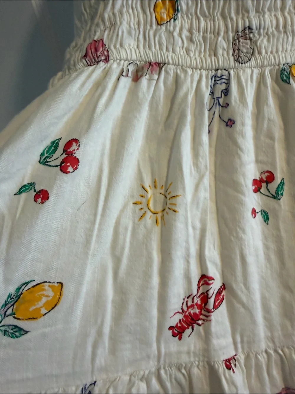 Gap smocked summer print mini Sundress